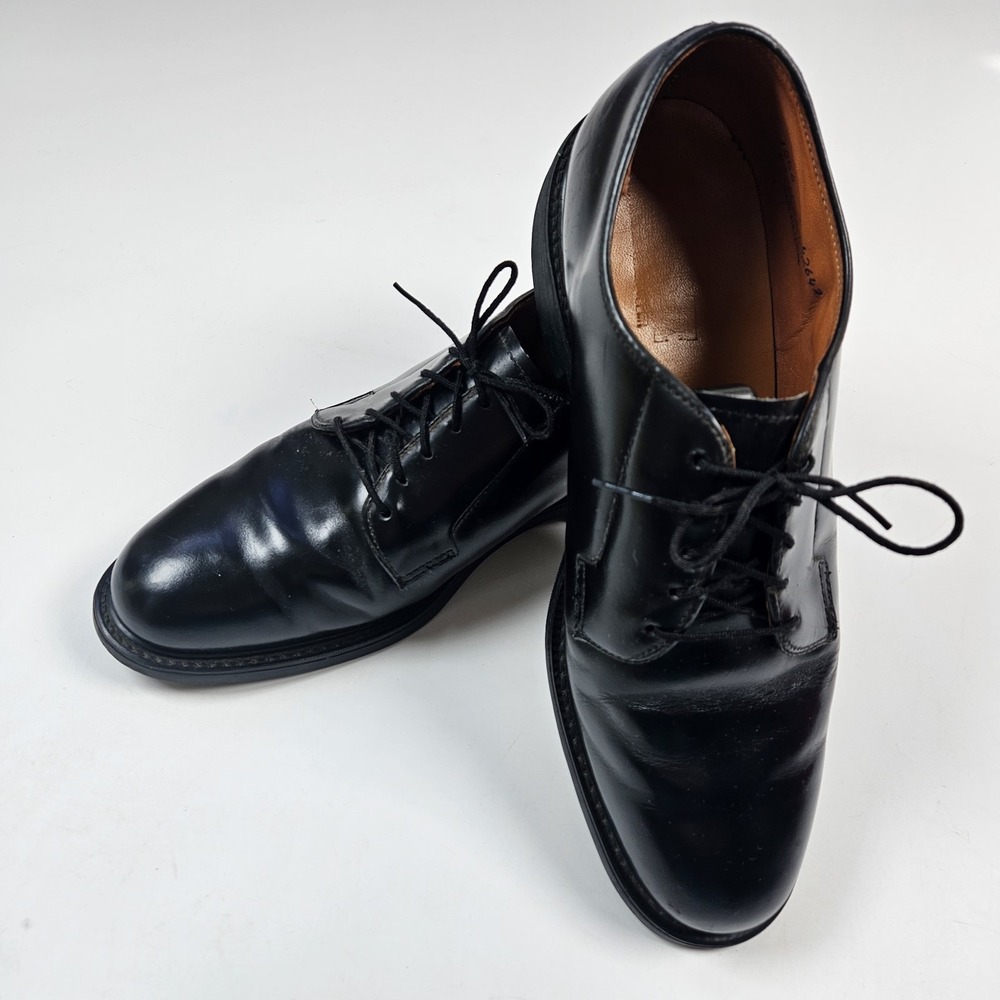 Bates Floataways Oxford Mens 10.5 E Black Leather Service Uniform Dress Shoes